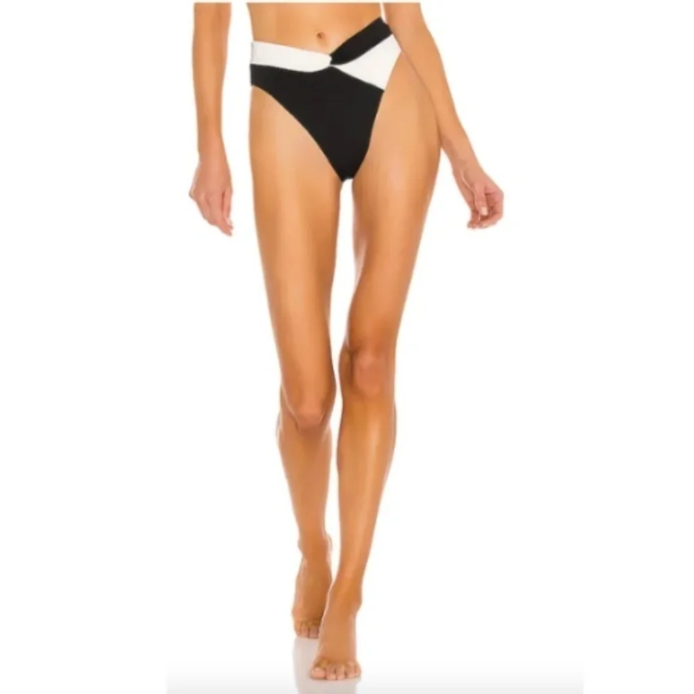 NWT L*Space Ringo Top & Nancy Lee Color Block Bottoms 2 Pc. Bikini Set S…